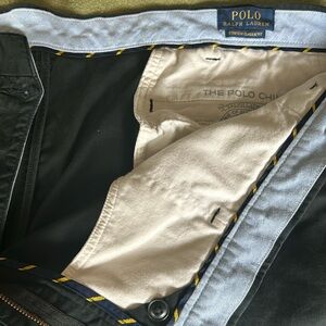 Men’s Black Chinos by Polo